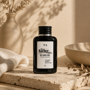 Huile à barbe n°6 - The barber company– Barbe Irrésistible (50 ml)