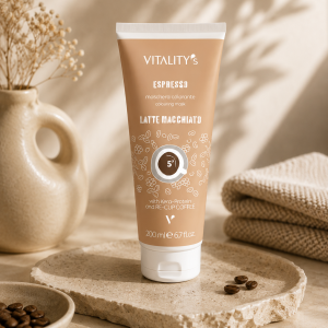 Masque Espresso Latte Macchiato 200ml – masque pigmenté beige pour raviver les reflets et la brillance
